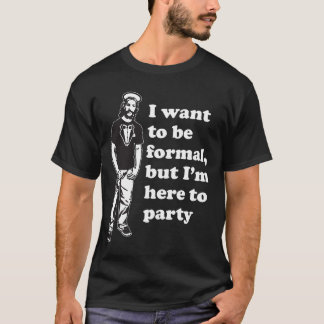 T-shirt Jésus dans un smoking - formel mais ici à la