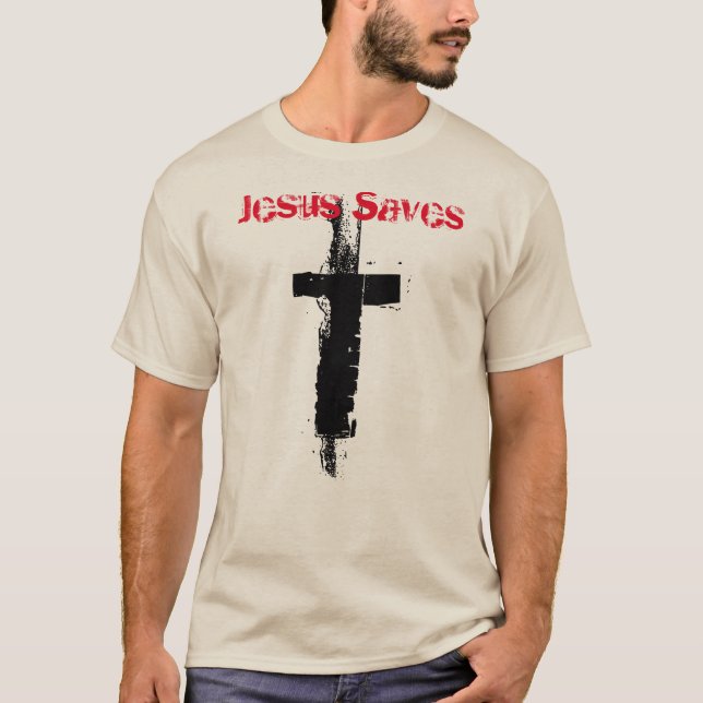 T-shirt Jésus économise (Devant)