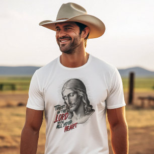 T-shirt Jésus encourage à faire confiance au Seigneur