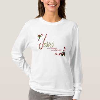 T-shirt Jésus est chemise de douille de dames de raison la