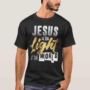 T-SHIRT JÉSUS EST LA LUMIÈRE DU MONDE