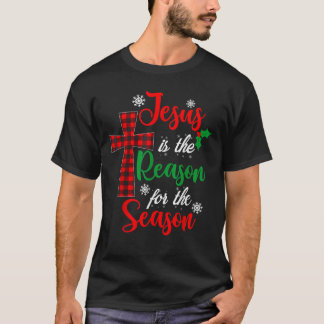 T-shirt Jésus est la raison de la saison Christian Xmas