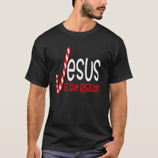 T-shirt Jésus Est La Raison De Noël Religieux Chrétien