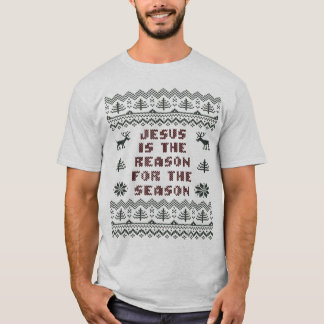 T-shirt Jésus est la raison du chandail laid de saison