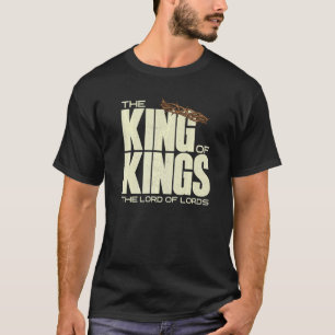 T-shirt Jésus Est Le Roi Des Rois Crucifixion Croix Couron