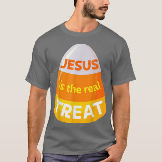 T-shirt Jésus est le vrai régal Christian Candy Corn Hallo