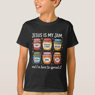 T-shirt Jésus Est Ma Confiture Et Je Suis Ici Pour Propage