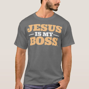 T-shirt Jésus Est Mon Patron