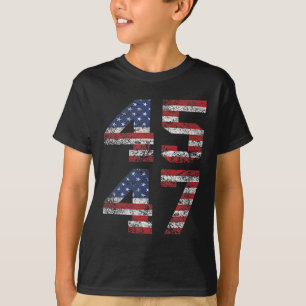 T-shirt Jésus Est Mon Sauveur Trump Est Mon Président Amér