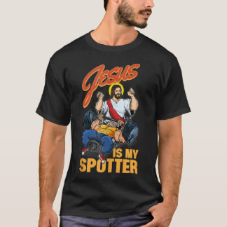 T-shirt Jésus est mon spotter Jésus culturation et levage