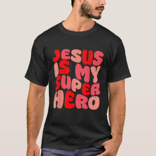 T-shirt Jésus Est Mon Superhéros Chrétien Religieux