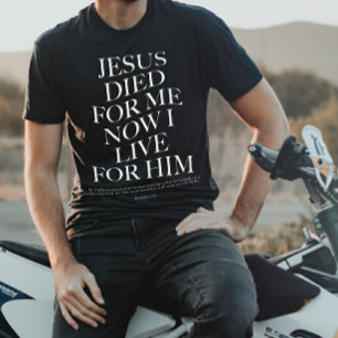 T-shirt Jésus est mort pour moi Vêtements esthétiques ch