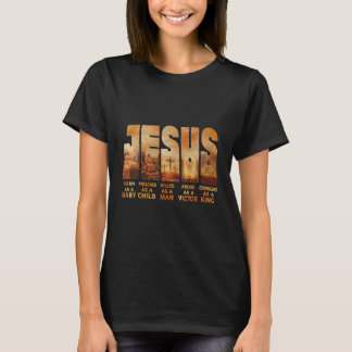 T-shirt Jésus Est Né Comme Un Bébé Prêché Comme Un Enfant 