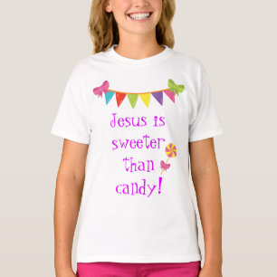 T-shirt Jésus est plus doux que bonbon