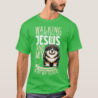 T-shirt Jésus et chien Chien de Berger du Caucase