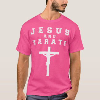 T-shirt Jesus Et Karate Design Christian Martial Arts Fan