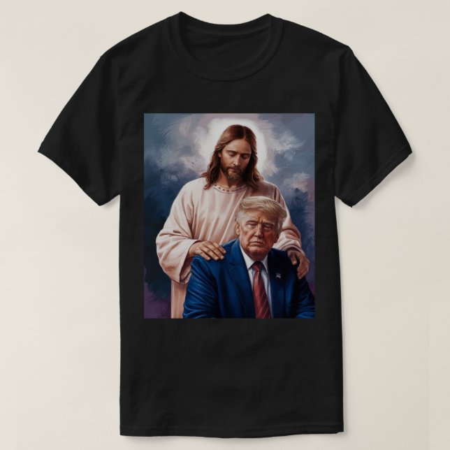 T-shirt Jésus et Trump (Design devant)
