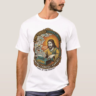 T-shirt Jésus Imprimante Couleur 100 Copies Accidentelles