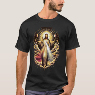 T-shirt Jésus J'Ai Confiance En Toi Divine Miséricorde Cat