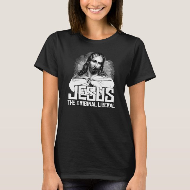 T-shirt Jésus le libéral d'origine (Devant)