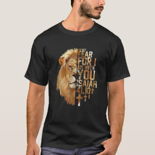 T-shirt Jésus Lion Isaïe 41:10 Bible religieuse chrétienne