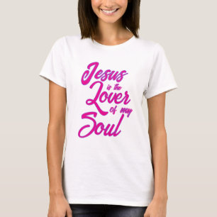 T-shirt Jésus Lover de Mon Âme