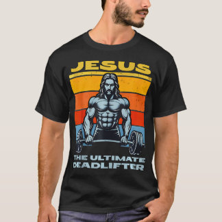 T-shirt Jésus L'ultime mort Lifter Drôle Christian Lor