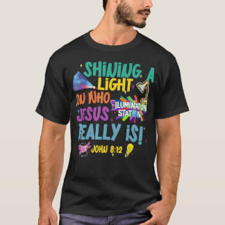 T-shirt Jésus Lumière Du Monde Station d'Illumination Vbs