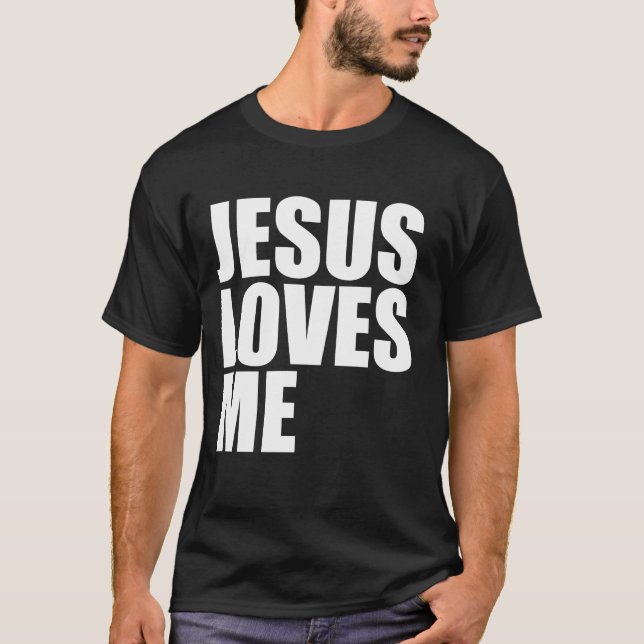 T-SHIRT JÉSUS M'AIME (Devant)