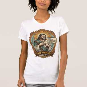 T-shirt Jésus Mauvaise Message Autocorrect Patron Embarras