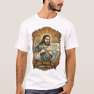 T-shirt Jésus Mauvaise Message Autocorrect Patron Embarras