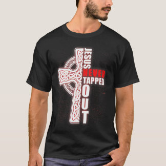 T-shirt Jésus n'a jamais mis la foi chrétienne en lutte