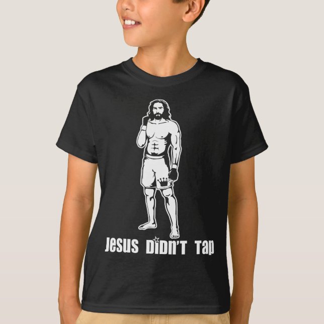 T-shirt Jésus n'a pas tapé MIXED MARTIAL ART (Devant)