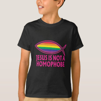 T-shirt Jésus n'est pas un homophobe