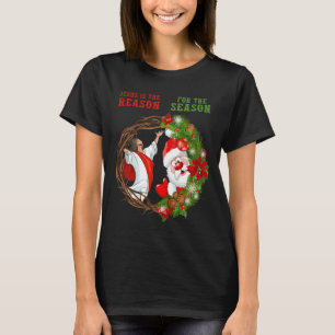 T-shirt Jésus Noël Jésus est la raison de la saison