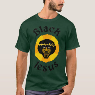 T-shirt Jésus noir