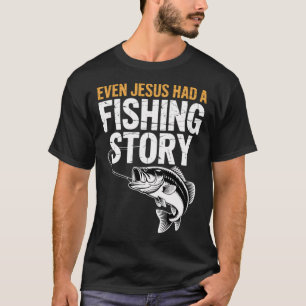 T-shirt Jésus pêchant pêcheur drôle chrétien