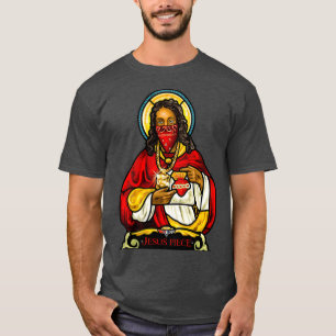 T-shirt Jésus Piece Le Jeu Gangsta Jésus