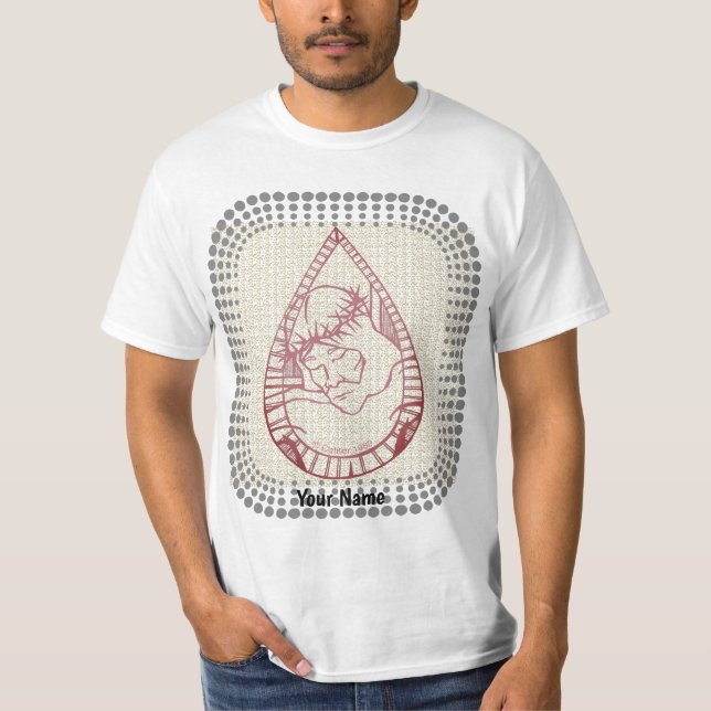 T-shirt Jésus pleure (Devant)