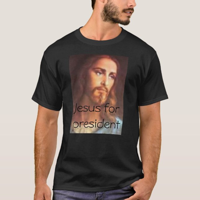 T-shirt Jésus pour le président (Devant)