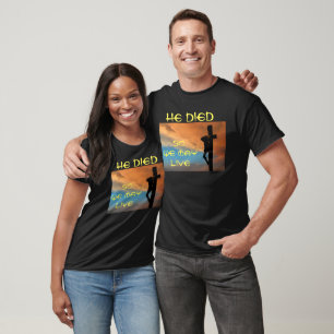 T-shirt Jésus religieux de Pâques sur la croix