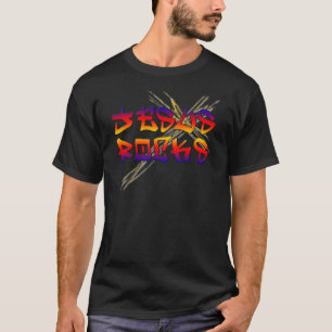 T-shirt Jesus Rocks Christian