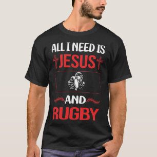 T-shirt Jesus Rugby drôle