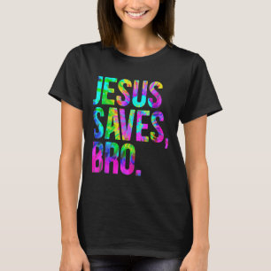 T-shirt Jésus Sauve Frère, Foi Religieuse Chrétienne Croir
