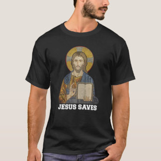 T-shirt Jesus Saves Christian Faith Trust in God Lord Chri