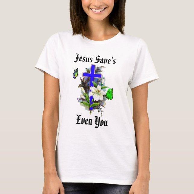 T-shirt Jesus Save's t Shirt 9 (Devant)