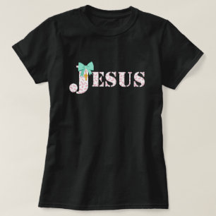 T-Shirt Jésus s'incline chrétien   Foi Coquette Ro