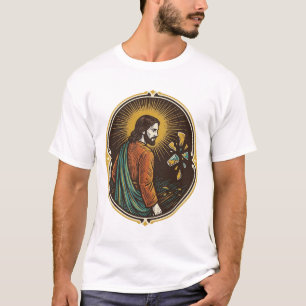 T-shirt Jésus Sol Brisé Plancher de Danse Fête Danger Club