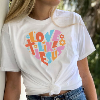 T-shirt Jésus Tee, Chrétien Motivationnel, Amour comme jés