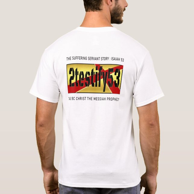 T-shirt Jesus The Suffering Servant    (Dos)